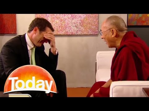 The Dalai Lama walks into a pizza shop...