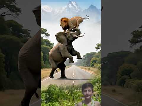 Wild Life Elephant And Lion Attacks #wildlifeentertainment