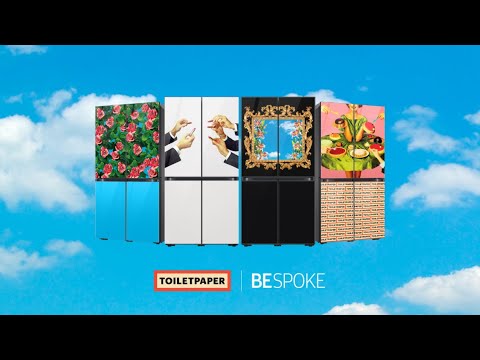 Toiletpaper X Bespoke 4-door Refrigerator I Samsung