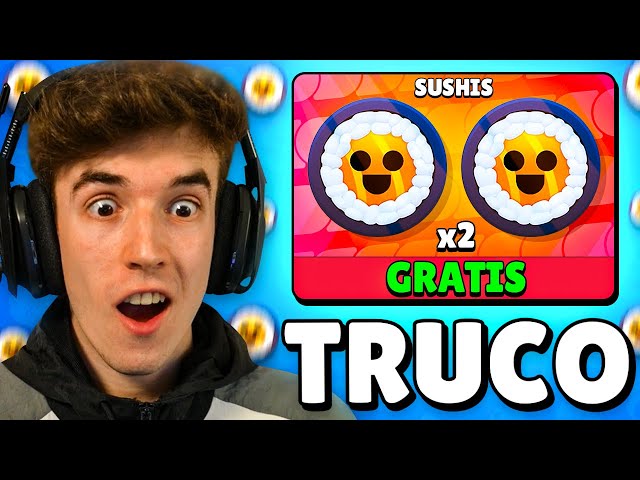 CONSIGO 2 SUSHIS *GRATIS* CON ESTE TRUCO en BRAWL STARS
