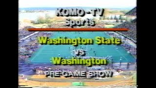 1981 Washington State @ Washington; WKOMO; Apple Cup