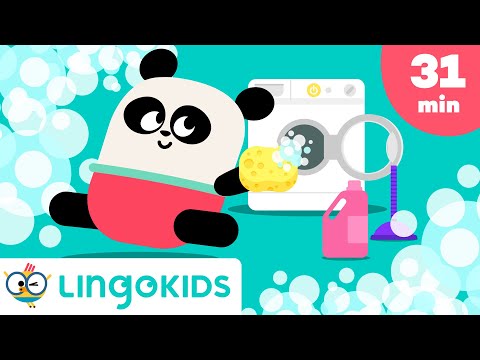Clean Up Songs 🧹🧼 + More Songs for Kids | Lingokids