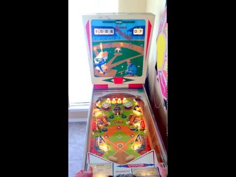 flash baseball pinball machine