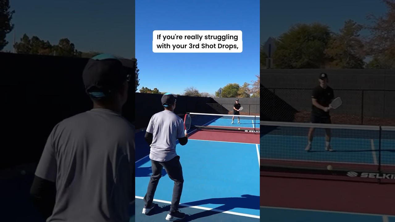 3rd Shot Drop not working? Drive first, drop later. 5DayVIP.com #pickleball #shorts