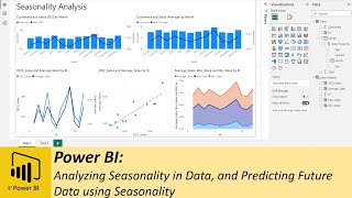 Power BI: Analyzing Seasonality in Data, and Predicting Future Data using Seasonality