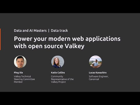 Valkey explained: How to power your web applications with Valkey | Data & AI Masters | Canonical