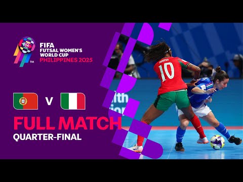 Live: Portugal v Italy | FIFA Futsal Women's World Cup Philippines 2025™