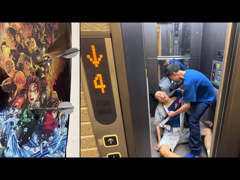 鬼滅ファンの限定ポスターでダーツしてみたドッキリ【鬼滅の刃無限城】