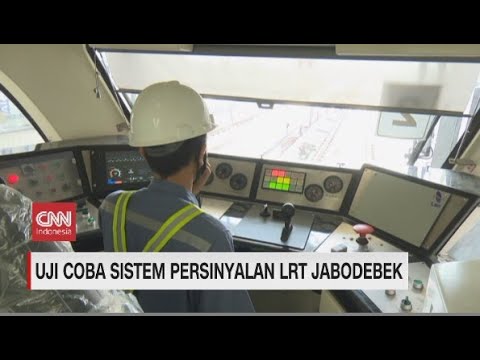 Uji Coba Sistem Persinyalan LRT Jabodebek