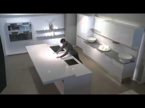 HYDE PARK GERMAN KITCHENS Flying Bridge 'Disappearing Kitchen' - YouTube