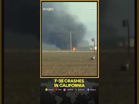 BREAKING: US Navy F-35 Crashes Near California Base, Pilot Ejects Safely | WION