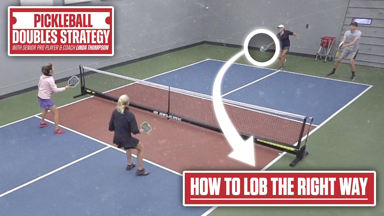 Pickleball Lobs as an Important Doubles Strategy
