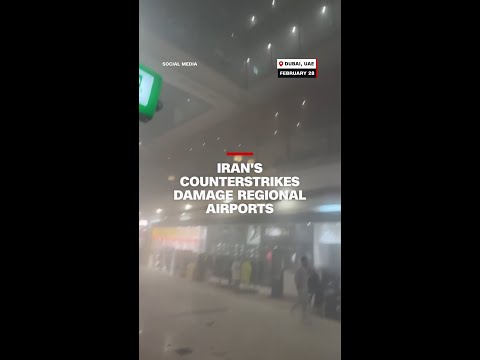 Iran's counterstrikes damage regional airports