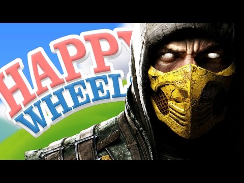 HAPPY WHEELS - MORTAL KOMBAT! (Funny Moments) - HVNH