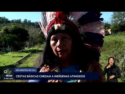 Cestas básicas chegam a indígenas atingidos