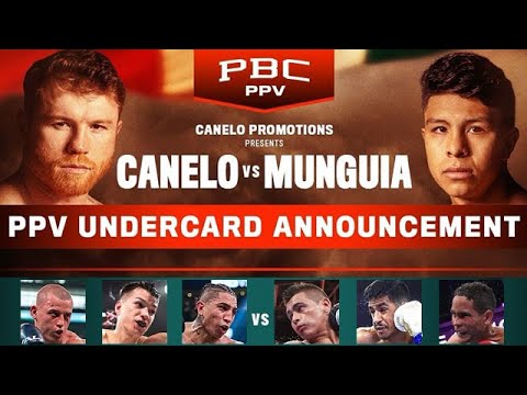 Canelo vs munguia press conference • explosive undercard with barrios, maidana, figueroa, stanionis