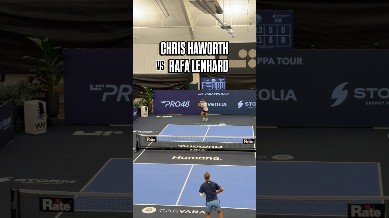 It took more than 11 in both games! 👏 No. 1 Chris Haworth 🆚 No. 13 Rafa Lenard