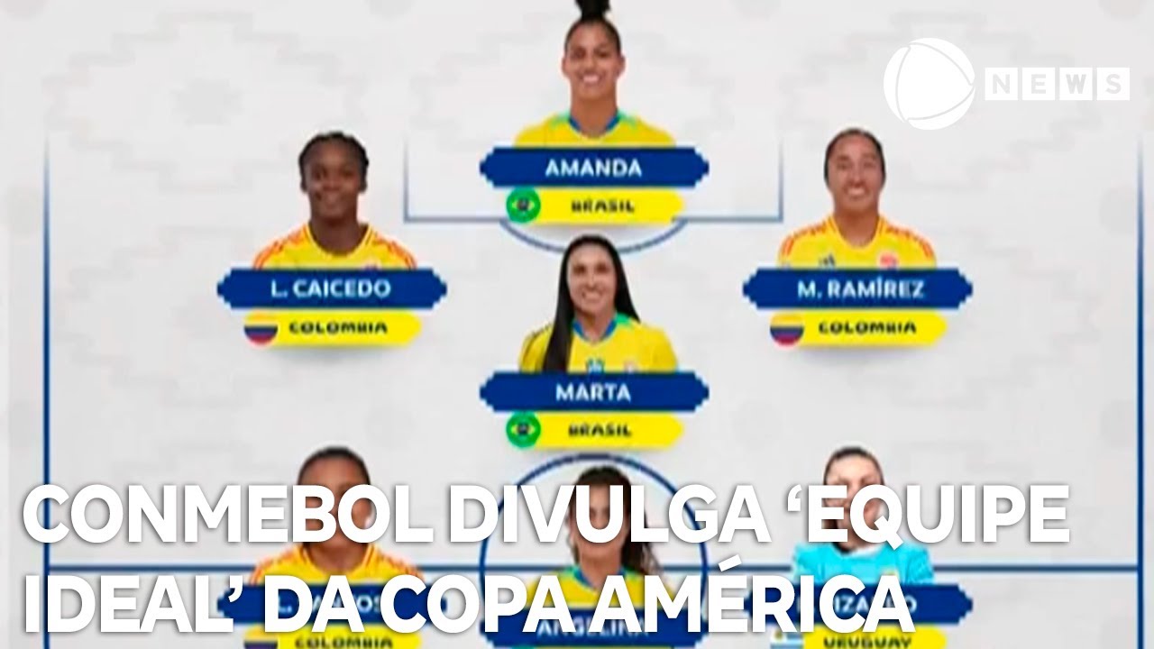 CONMEBOL divulga equipe ideal da Copa América Feminina