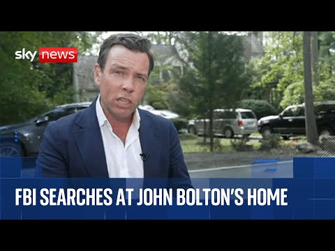 FBI searching home of ex-Trump national security adviser John Bolton
