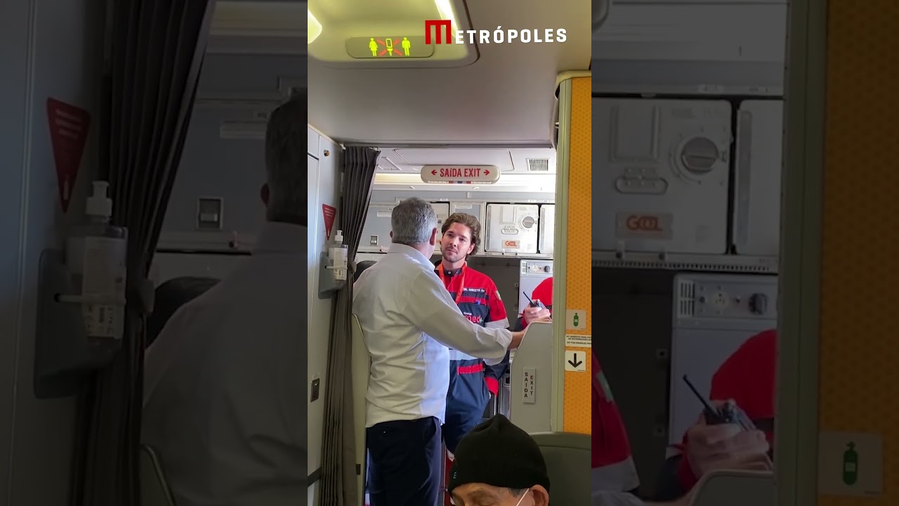 Ministro da Saúde socorre passageira que desmaiou em avião