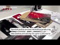 Spanish police uncover Banksy fakes workshop | REUTERS  - 00:45 min - News - Video