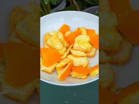 Como abonar con las cascaras de naranja #plantas #jardin