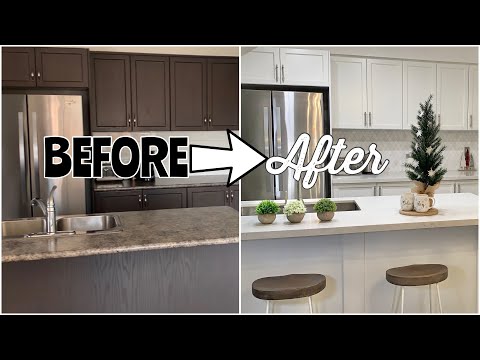 Upload mp3 to YouTube and audio cutter for EXTREME DIY KITCHEN MAKEOVER!!! How To Paint Your Kitchen Cabinets [BEFORE & AFTER] download from Youtube