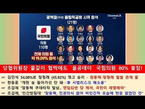 제2560편  김민석 54.08%로 정청래 꺾고 승리 -장동혁 전략자산 <strong>폐기</strong>