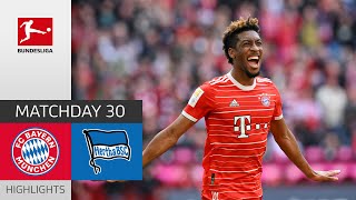 Bayern Back On Top! | Bayern München — Hertha BSC 2-0 | Highlights | Matchday 30 – Bundesliga 22/23