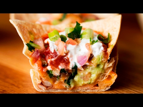 Seven-Layer Dip Cups