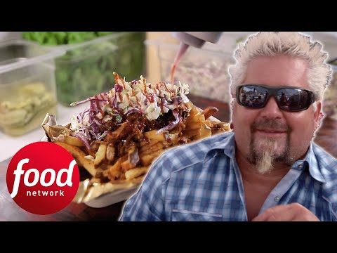Guy Goes Crazy For The Cowboy Sundae | Diners Drive-Ins & Dives