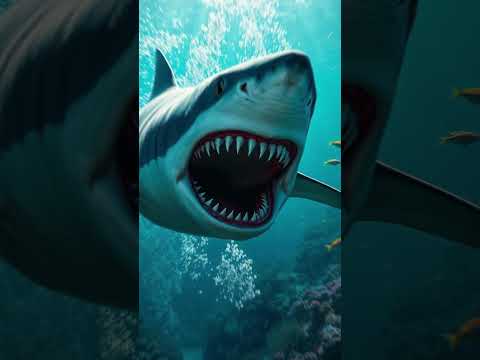 The mean old man meets the grateful shark 🦈🦈 and the bitter ending #cat #cute #imageai