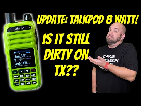 New TalkPod A36Plus 8 Watt Dual Band Ham Radio/GMRS Radio