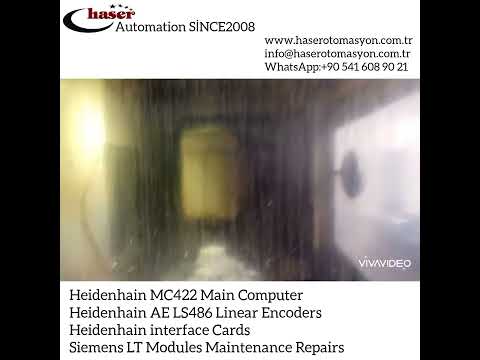 Heidenhain MC422 ana bilgisayar, arabirim kartları, AE LS486 linear kodlayıcılar, Siemens LT modül