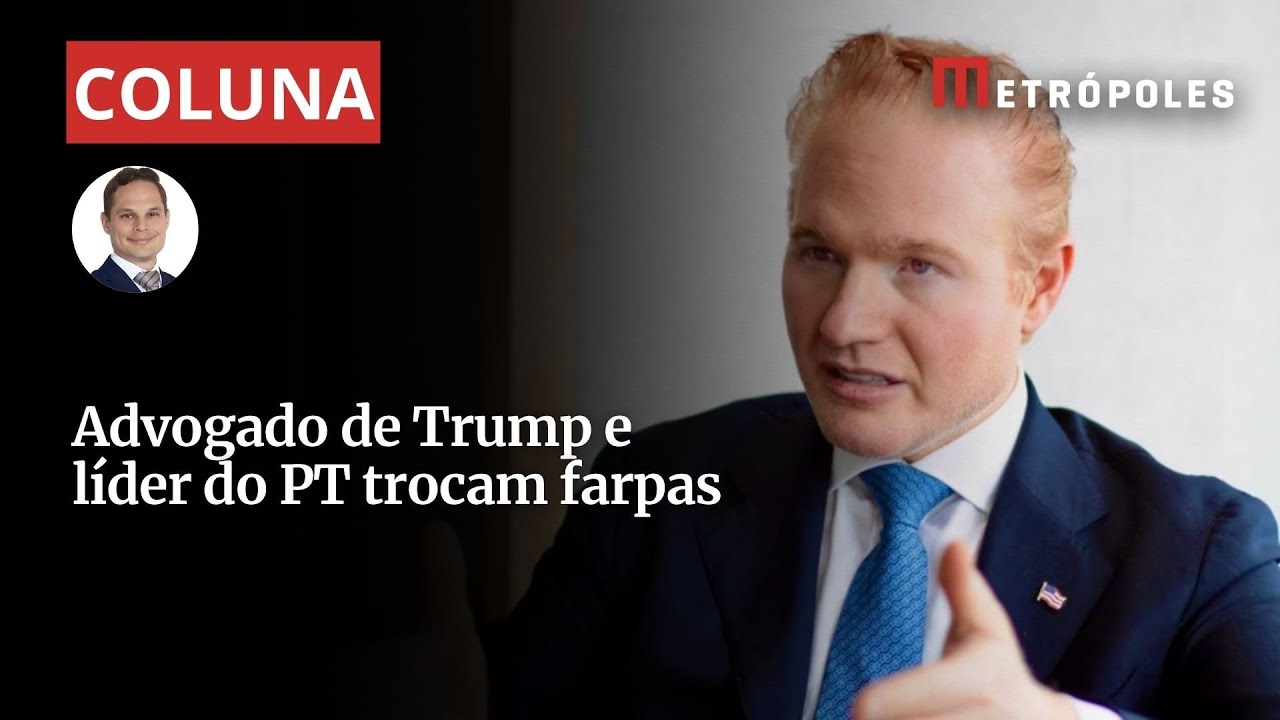 Advogado de Trump e líder do PT trocam farpas