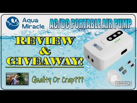 Aqua Miracle AC/DC AIR PUMP REVIEW & GIVEAWAY!!! W Aqua Miracle AC/DC AIR PUMP REVIEW & GIVEAWAY!!! Win one!

Watch the Video to Learn How to Win! Plea