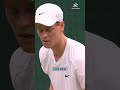 Wimbledon 2024 | Jannik Sinner dominantly seals Set 1 (6-2) | #WimbledonOnStar  - 00:21 min - News - Video