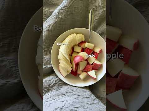 Fruit bowl 🍎🍌#foryou #food #fypシ #viral #shorts