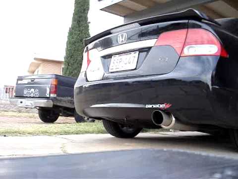 2009 Honda civic si axle back exhaust #7