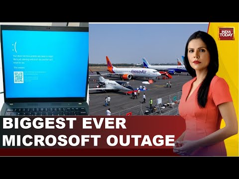 Microsoft Outage LIVE: Biggest Ever Microsoft Outage | Seven At 7 With Preeti Choudhry |India Today