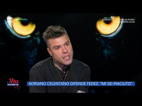 Adriano Celentano difende Fedez: "Mi sei piaciuto" - La vita in diretta 11/04/2024