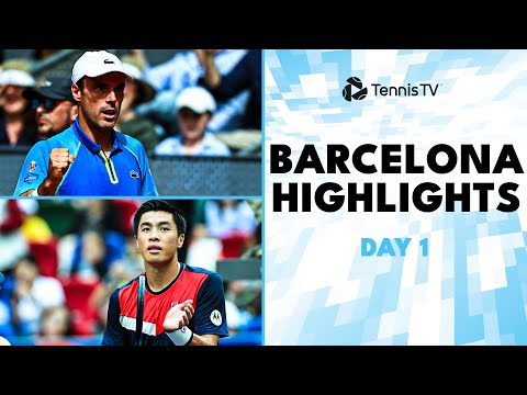 Bautista Agut Plays Safiullin; Nakashima vs Evans & More | Barcelona 2024 Day 1 Highlights