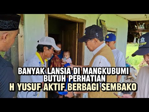 Banyak Lansia di Mangkubumi Butuh Perhatian, H Yusuf Aktif Berbagi Sembako