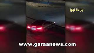 مرسيدس اخر موديل تسير على دوار عكس السير مع تفحيط ...