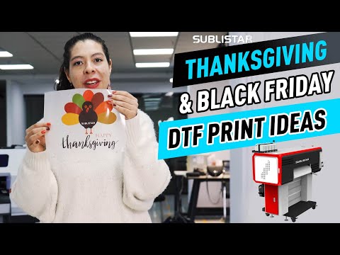 Thanksgiving & Black Friday DTF Print Ideas