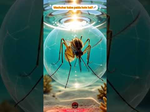 machchar kaise paida hote hai?😅| Mosquito Life Cycle Explained in Hindi🦟#factsinhindi #factsinhindi