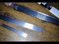 Forge Steel Stainless Steel Metal Rulers with Conversion Table 3 Piece Set 600mm, 300mm, 250mm