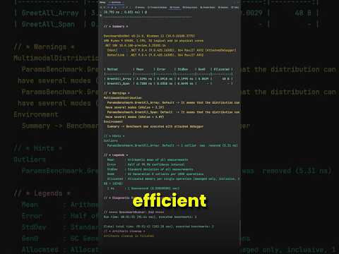 params are now FAST in C#