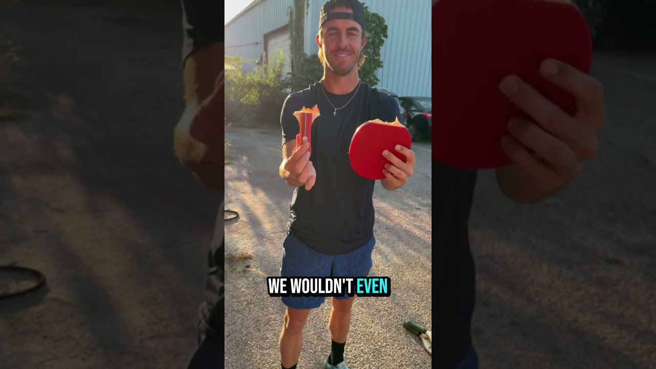 Not gonna lie: several pickleball paddles were harmed in the filming of this video