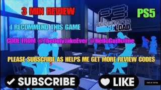 Vido-Test : Persona 3 Reload 3 Min Review